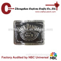 Quality cheap Custom zinc alloy brand buckle custom metal belt buckle